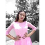 Raveena Daha Instagram - Oh baby I feel like flying🦋 ❤ Cute frock from: @style_loft_designer 😍 #raveena #raveenadaha