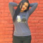 Raveena Daha Instagram – LOVE YOU 🤍🖤
This cute T-shirt from : @cathisfashion 🥰😻
#raveena #raveenadaha
