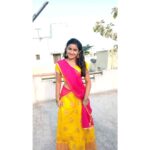 Raveena Daha Instagram - Save your advice 'cause I won't hear You might be right but I don't care☠️👻 #photography #traditional #halfsaree #mobilephotography #poser #pose #love #yellow #raveena #raveenadaha