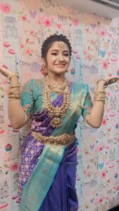 Raveena Daha Instagram - 💜💜💜 The Color Purple Means Wisdom, Bravery, and Spirituality, light purples are associated with light-hearted, romantic energies.💜 #IndiaAt75 #IndiaILove #Instareels