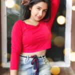 Raveena Daha Instagram - All I want for Christmas is YOU ❤️💚 Merry Christmas Fam 🎄 Top from: @sai__collections_1 🥰 #raveena #raveenadaha
