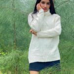 Raveena Daha Instagram – A good life needs some bad days ! 🌧☀️ 

Beautiful white Sweater from : @______jannath 😍🥰
.
#raveena #raveenadaha