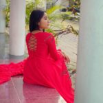 Raveena Daha Instagram - ❣️❣️❣️ @tweety_threads thanks much for this beautiful customised hand work outfit❤️😍 #raveena #raveenadaha