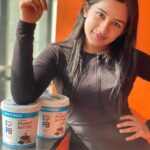 Raveena Daha Instagram – In love with this peanut butter from @myfitness 😍

#fitnesssecret #peanutbutter #raveena #raveenadaha