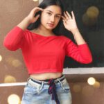 Raveena Daha Instagram - All I want for Christmas is YOU ❤️💚 Merry Christmas Fam 🎄 Top from: @sai__collections_1 🥰 #raveena #raveenadaha