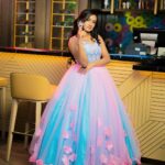Raveena Daha Instagram - 🌈💙💗. Makeup and hair @priyas_makeupartistry Photography @twiststudio_official Costume @sowmyz_couture #raveena #raveenadaha Welcomhotel by ITC Hotels, Racecourse, Coimbatore