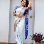 Raveena Daha Instagram - 💙🤍💙 Saree from: @elampillai_sarees_manufacturer 😘 . I realllyyy love @elampillai_sarees_manufacturer 's saree collections 😍😍💯💯 . They do have amazing collections 💥⚡ . Also stunning giveaway alert!!! 🔥 Giveaway TIME 🔥 Rules 👇 ☑️Follow @elampillai_sarees_manufacturer ☑️Like any 2 post from that page ☑️Tag 3 friends in comment ☑️Make them follow @elampillai_sarees_manufacturer 🔥 Extra instructions 🔥 ☑️post this in your story and tag all accounts ☑️Creating accounts for giveaway & anyone who does dm related to giveaway will be disqualified ☑️3 random Winners will be choosen on 20th of November. 🎉🎉🎉🎉🎉GIFTS👇🎉🎉🎉🎉🎉 1️⃣Bridal silk saree worth 1700 (colour options ) 🥈Bridal silk saree worth 1700 ( colour options ) 🥉Silk cotton saree worth 1000