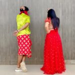 Raveena Daha Instagram - With my dear anna 🤩😘 @standy_choreographer 🔥🔥 Beautiful costume designed by : @sunilkarthik_sk 🔥 Annan oda choreo vera level 😍 Always my fav 🦋 #raveena #raveenadaha #reelitfeelit