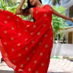 Raveena Daha Instagram - ❤️🌹👠 Beautiful Outfit from: @esha_fashionhub ❤️ . #raveena #raveenadaha