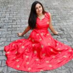 Raveena Daha Instagram - ❤️🌹👠 Beautiful Outfit from: @esha_fashionhub ❤️ . #raveena #raveenadaha