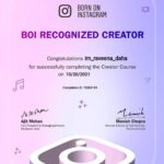 Raveena Daha Instagram – Completed my creator course from bornoninstagram.com, proud to be a BOI recogonised creator! 🥰✨ @instagram
.
#bornoninstagram #BOIrecogonizedcreator #BOIcreatorcourse