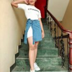 Raveena Daha Instagram - Let me be your woman😜💙. . Outfit from: @new_fashion_boutique__ 💙 . #raveena #raveenadaha