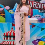 Raveena Daha Instagram - 🌺🌺🌺 . outfit from: @bhargav_dresses_collection 💖 . #raveena #raveenadaha