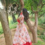 Raveena Daha Instagram – This too shall pass ! 🤍
.
Beautiful gown from: @poppy_petals1013 🥰
.
#raveena #raveenadaha