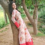 Raveena Daha Instagram - This too shall pass ! 🤍 . Beautiful gown from: @poppy_petals1013 🥰 . #raveena #raveenadaha