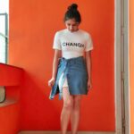 Raveena Daha Instagram - Let me be your woman😜💙. . Outfit from: @new_fashion_boutique__ 💙 . #raveena #raveenadaha