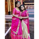 Raveena Daha Instagram - Watch Vinayagar chathurthi special show "Rani Maha rani " only on @vijaytelevision at 4 pm 😍 .. @the_real_sreenithi bujji papavum naanum oru dance um aadirukom 🤭 indha dora bujji dance ah marakaama paarunga !! 😌❤️ . Outfit from: @nfc_navyathafashioncouture 💞 Jewellery: @chennai_jazz Mua: @makeoverbymalini