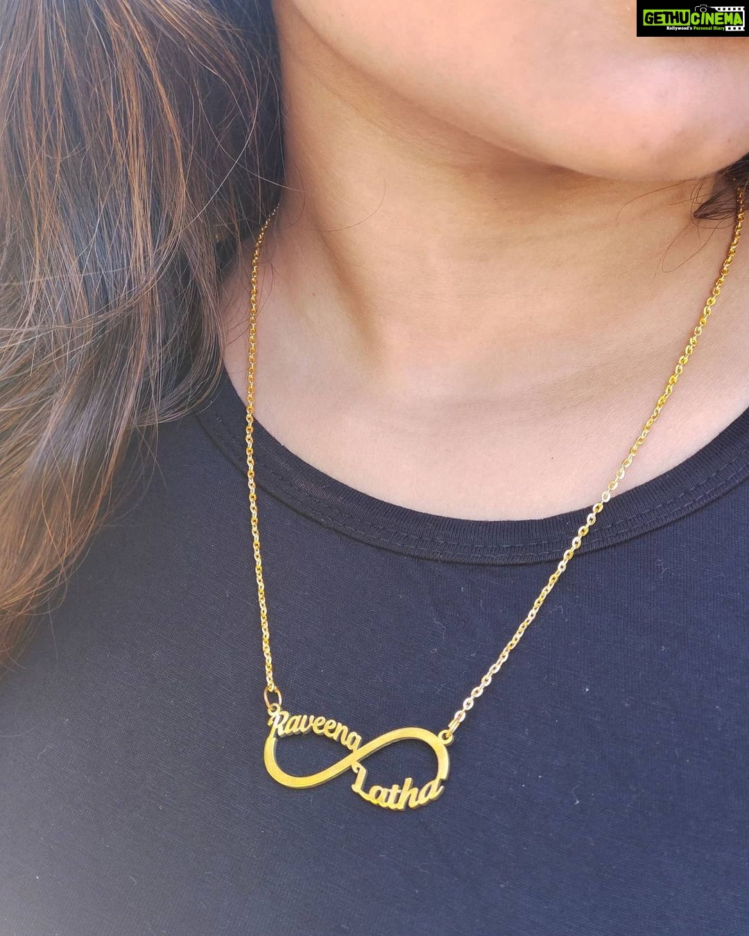 Raveena Daha Instagram - Love you to the infinity βΎοΈ and beyond π€π¦π . Chain from : @classichains π #raveena #raveenadaha