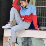 Raveena Daha Instagram - Denim Crop top: @thefancystore.in ❤️ Shoes 👟 from: @perfectkartt ✨ . Te amo 💙 #raveena #raveenadaha