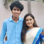 Raveena Daha Instagram - Happy onam 💙🦋 with lots and lots of love ! "Chettanmaar"🥺😍💙 #raveena #raveenadaha