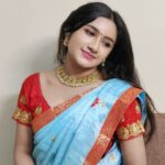 Raveena Daha Instagram - Jewels from: @cathisjewelleries 🥰 . கேட்க நினைத்தாள் மறந்தாள்😌 கேள்வி எழும் முன் விழுந்தாள் 💙 எந்த உடலோ …….. எந்த உறவோ🥰💙 #raveena #raveenadaha