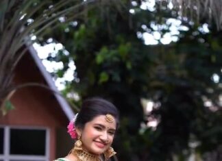 Raveena Daha Instagram - Rakita rakita rakita ✨ Jewellery: @new_ideas_fashions Makeupartist: @kohlssalonchennai Saree: @rikshi_fashions Blouse: @j2fashions Photo&video: @arunsamphotography Location: @avmgardens