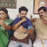 Rekha Krishnappa Instagram - Naanga romba terroru 😬 #Thirumagal #Rajafamily Watch us in @suntv at 12 pm one hour special ♥️