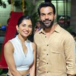 Ruhani Sharma Instagram - When Neha meets Neha & Vikram ❤️ Sending love and luck to the entire team of HIT for the grand release tomorrow. Saikoooooooooooo congratulations mama big big day for you… go make us proud…😘😘❤️ @saileshkolanu @rajkummar_rao @sanyamalhotra_ #hitthefirstcase