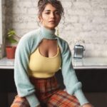 Ruhani Sharma Instagram - Rainy day reflections 🧚🏻‍♀️ . . . . . . . . 📸 @kalyanyasaswi MUA @makeuphairbyrahul Stylist @rashmitathapa Location @studio25.in