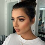Ruhi Singh Instagram - Eyes on the prize 🏆 Felt cute might delete later 😋 but I’m in love with this look 😍 Make up @diogosalles Hair @cristianocpereira