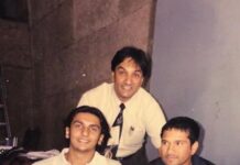 Sachin Tendulkar Instagram - Happy Birthday, Ranveer! Have a great year ahead. Found this picture of ours… Any guesses when this was clicked?