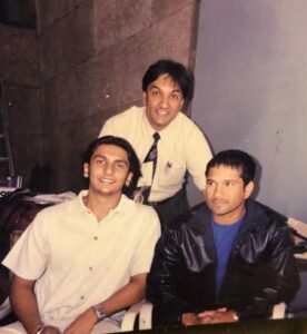 Sachin Tendulkar Instagram - Happy Birthday, Ranveer! Have a great year ahead. Found this picture of ours… Any guesses when this was clicked?