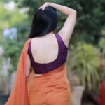 Sadha Instagram - 🧡🧡🧡 🎥 @junnuphotography__ #sadaa #reelitfeelit #reelsinstagram #instagood #saree #reelsvideo #reelsindia