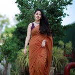 Sadha Instagram - You’ll wouldn’t be seeing these Saree pics that you’ll seem to be loving if @jssaivardhan hadn’t given me this beautiful look for the upcoming #helloworld … 🧡🧡🧡 📷 @junnuphotography__ #sadaa #sareelove Hyderabad