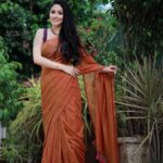 Sadha Instagram - You’ll wouldn’t be seeing these Saree pics that you’ll seem to be loving if @jssaivardhan hadn’t given me this beautiful look for the upcoming #helloworld … 🧡🧡🧡 📷 @junnuphotography__ #sadaa #sareelove Hyderabad