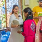 Sadha Instagram - To celebrate Eid, the Mumbai Animal Save team visited Shaheen Urdu High School to distribute vegan food to students. Accompanied by celebrity guest @sadaa17 , volunteers served vegan biryani, halwa, and salad to the excited and happy children. Sadaa addressed everyone, sharing a message about a non-violent Eid, encouraging the students to sacrifice their bad habits instead of sacrificing animals. We encourage people to celebrate vegan Eid—for the animals, for the planet, and for ourselves. Mumbai, Maharashtra