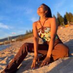 Sakshi Agarwal Instagram - 😍😍😍 Lets get soaked☀️ . #laketahoe #usa🇺🇸 #usatravel #usatravel #holidayinspo Lake Tahoe, Sierra, Nevada