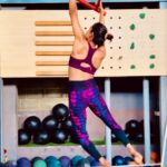 Samyuktha Hegde Instagram - Monkey bars levelled up! Ps: The sleep celebration 😅 #fitnessisfun #fitness #strongwomen #fitgirl #fitness #workout #gym #samslayallday Academy of Strength