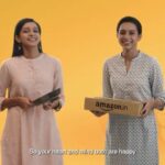 Sanchana Natarajan Instagram - Meet MANASU & ARIVU! My recent ad for @amazondotin 👭💛