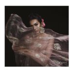 Sanchana Natarajan Instagram - rosé. Shot by- @_corluz Wearing - @montagebyritika MUA- @vedya.hmua Location- @obscuracreatives