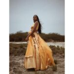 Sanchana Natarajan Instagram - Wild wind. Wearing @suresh.menon