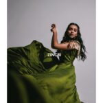 Sanchana Natarajan Instagram – For @zingbifashion 💚
Shot by @tufail_and_ahmed @_corluz