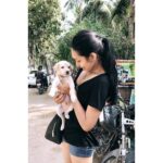 Sanchana Natarajan Instagram - Two happy puppies in HAMPI 💛