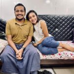 Sanchana Natarajan Instagram - Happiest birthday to the one who always keeps everyone around him happy @ibasiljoseph ❤️. So grateful to have found a friend in you🥰. Here’s to another super hit year⚡️ #DearFriend P.s- hope you consider promoting me to PRO category after this 🤓