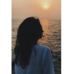 Sanchana Natarajan Instagram - Nothing like sunset by the sea ❤️ #viewsthatmatterthemost #viewsthatfillstheheart