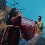 Sanchana Natarajan Instagram - “Mazhai ” with @iamkannaa ☺️💛 A series of pictures shot by @ganesh_toasty *swipe left for more