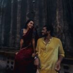 Sanchana Natarajan Instagram - “Mazhai ” with @iamkannaa ☺️💛 A series of pictures shot by @ganesh_toasty *swipe left for more