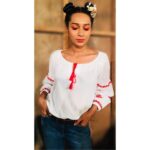 Sanchana Natarajan Instagram – For @phoenixmarketcitychennai 
Wearing- marcs & spencers