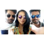 Sanchana Natarajan Instagram - The livin's suffering from kadhal ❤️😂 #happybirthdaybadri😍 #badri&divyameetharish 😁