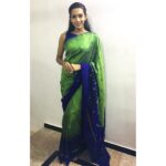 Sanchana Natarajan Instagram - Going back in time💚 #mothersfavouritesaree 💙